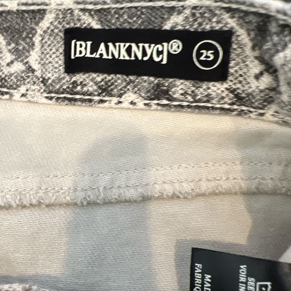BLANK NYC "Jane" A-Line High Rise Mini Skirt Snake Along Size 25 NWT - Picture 7 of 8